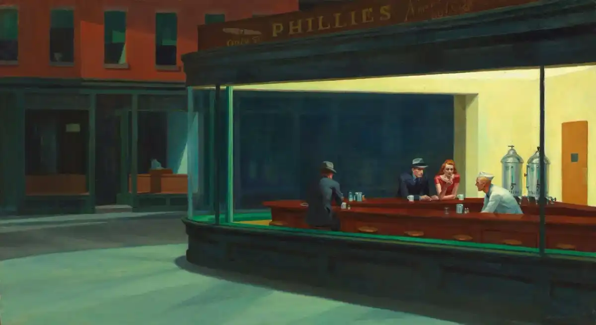 Edward Hopper et le mystère des scènes ordinaires